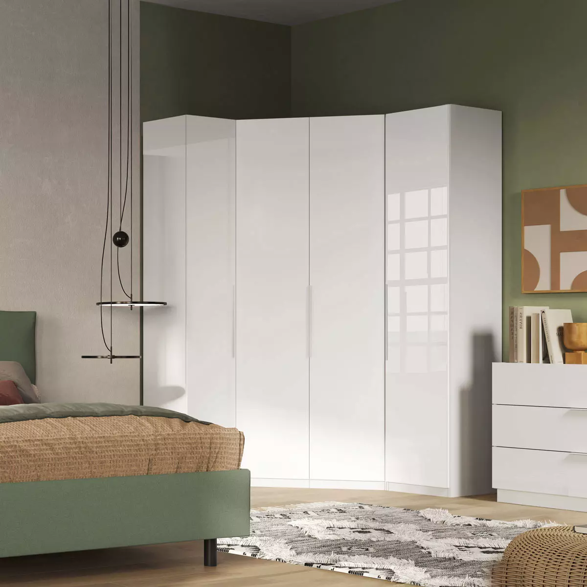 cabina angolare 4 ante