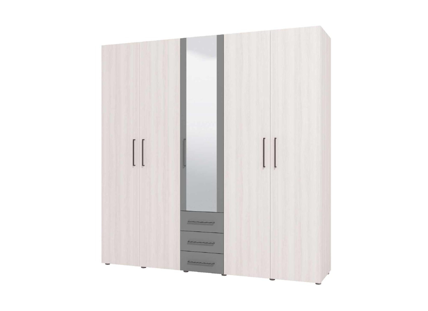 Armadio conveniente moderno 5 ante 