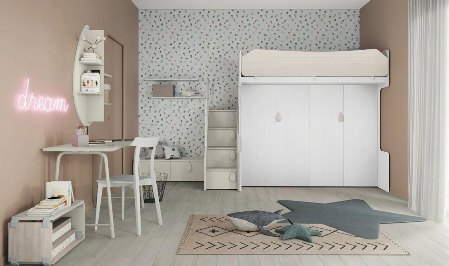 castello moderno con armadio