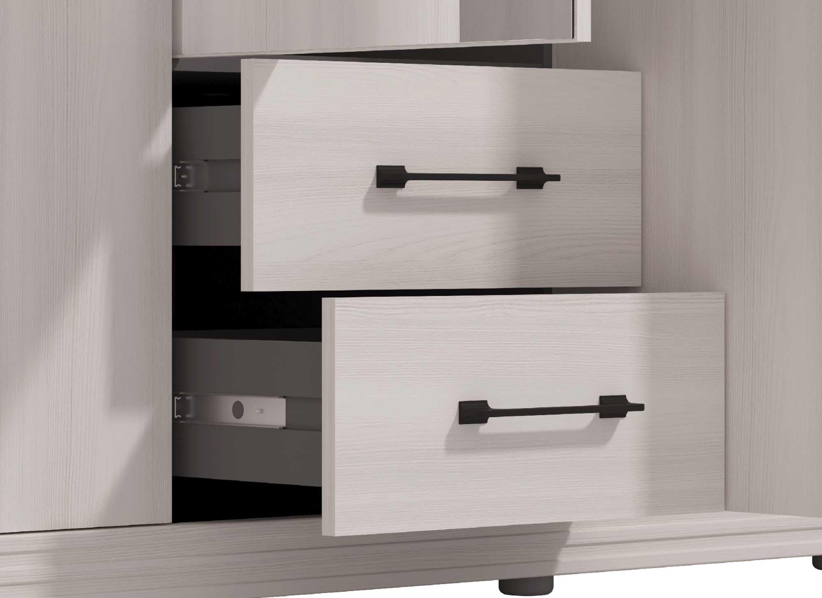 armadio bianco frassino ante battenti