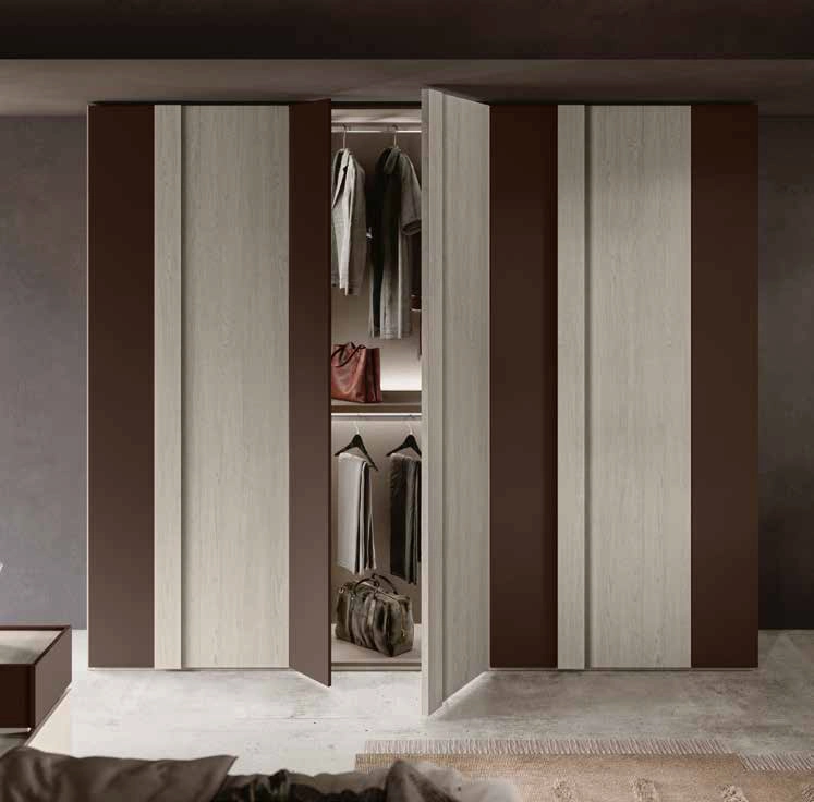 armadio rovere e moka