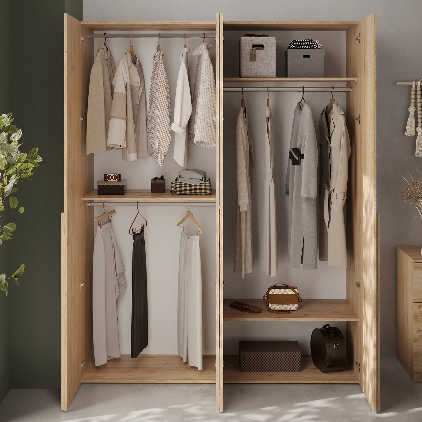 Camera matrimoniale completa bloccata, finitura Cadiz