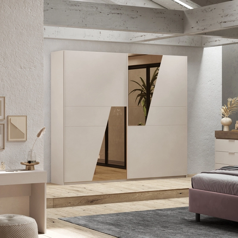 armadio cashmere scorrevole con specchi