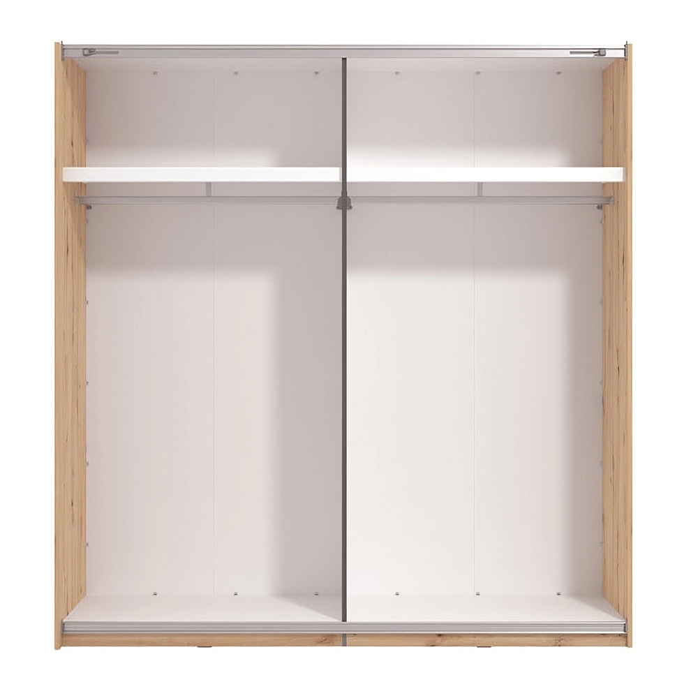 armadio rovere naturale scorrevole