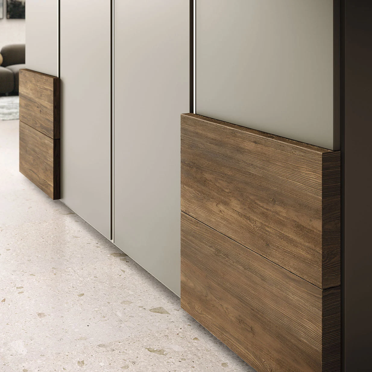 armadio laccato duna