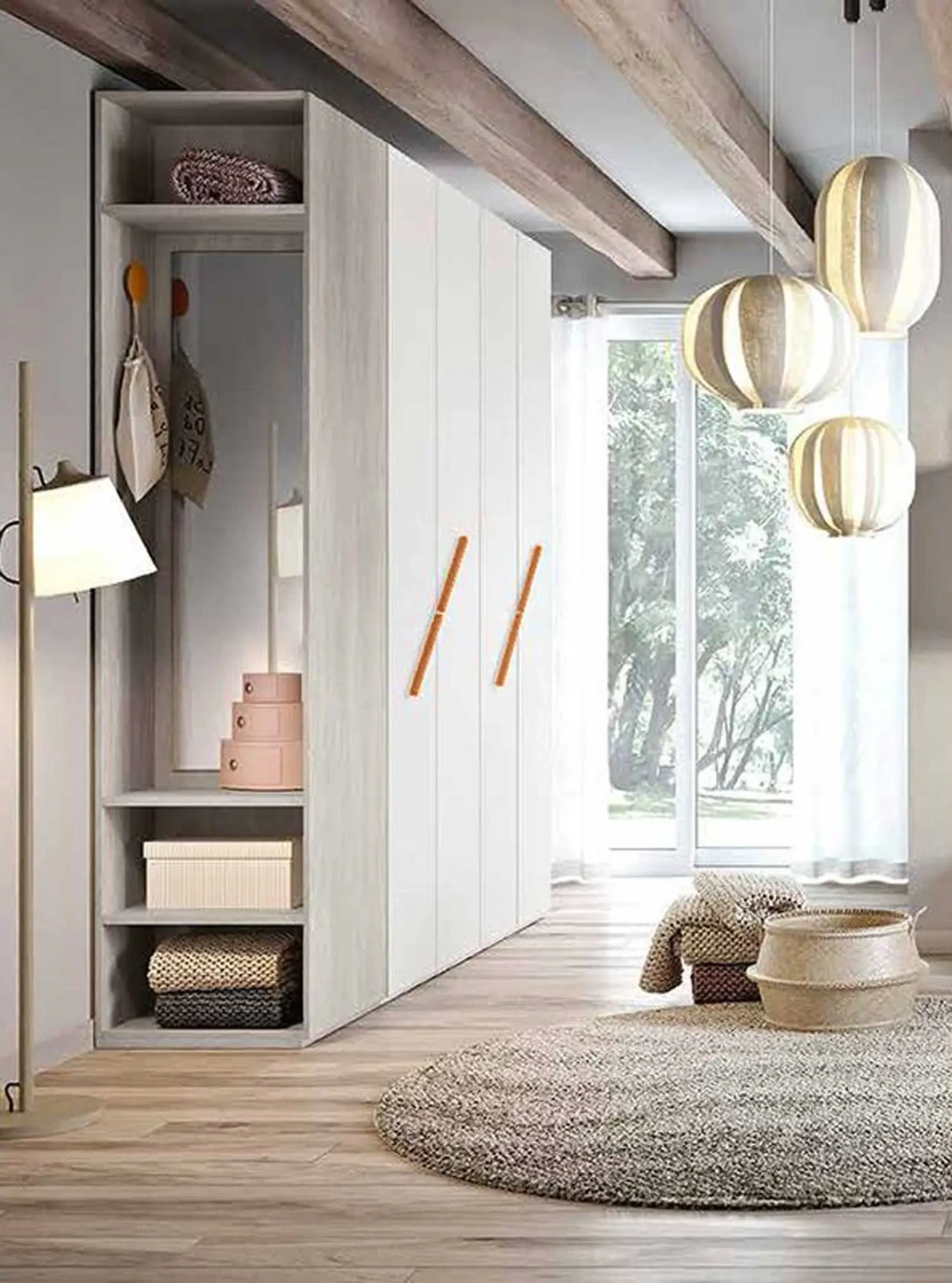 armadio frassino bambino