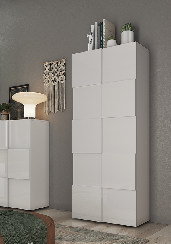 composizione d'ingresso bianca