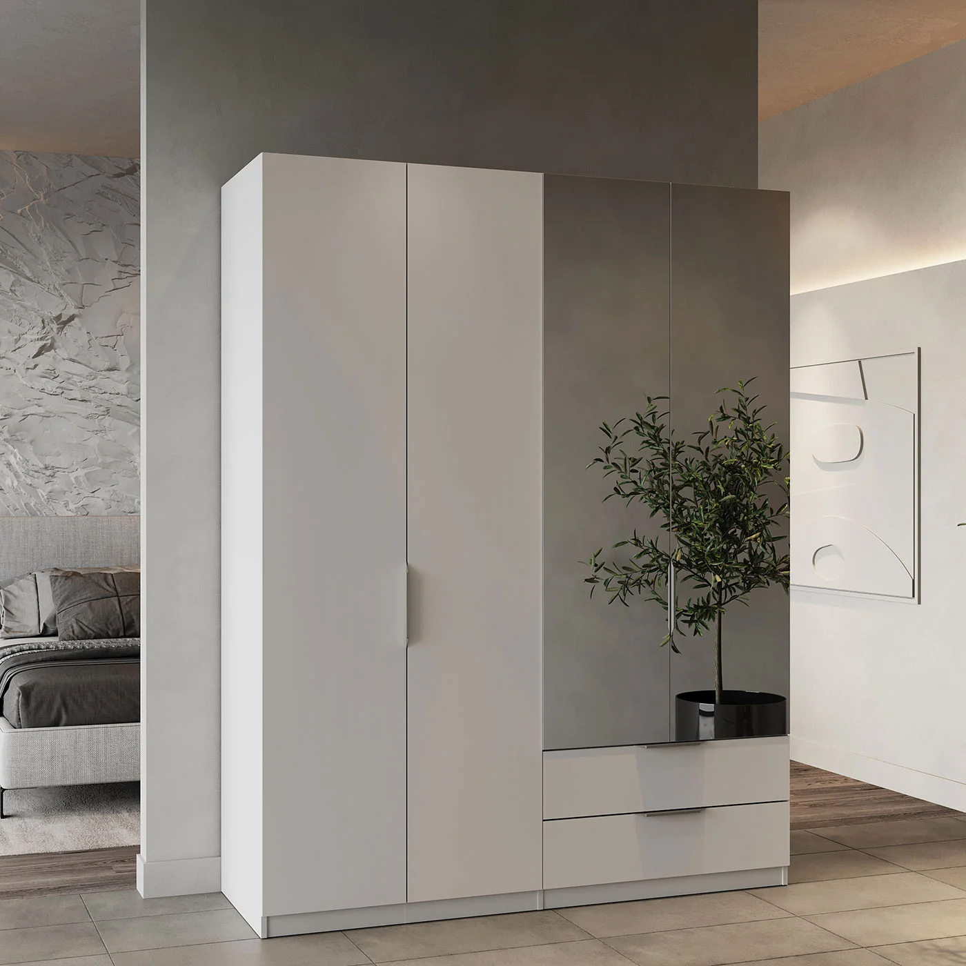 armadio bianco economico