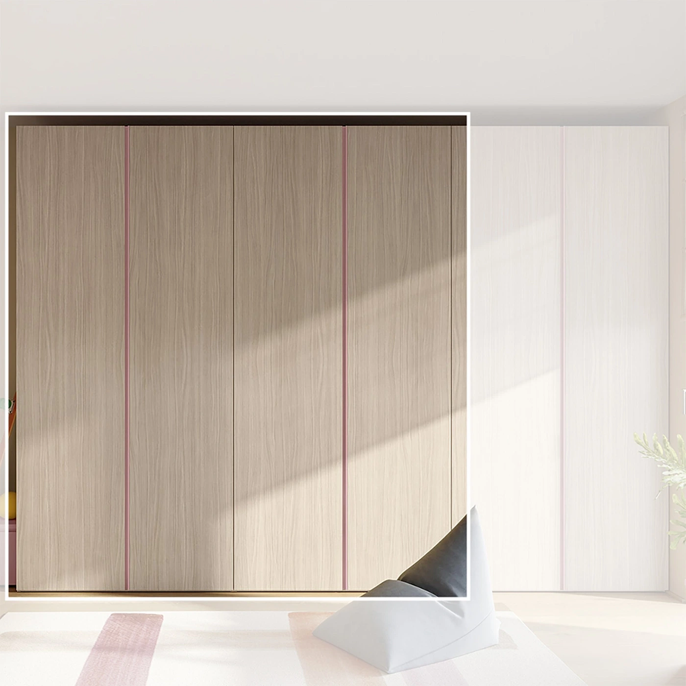 armadio camerette noce naturale