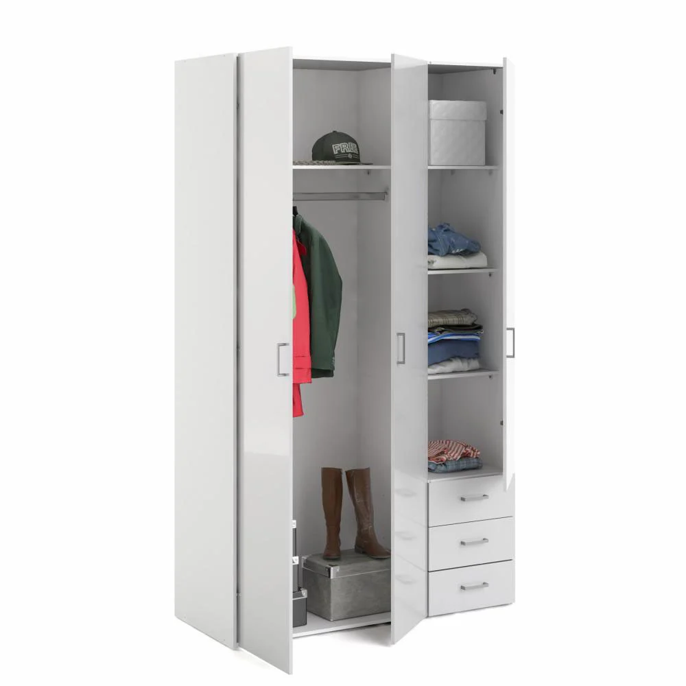 armadio bianco lucido 