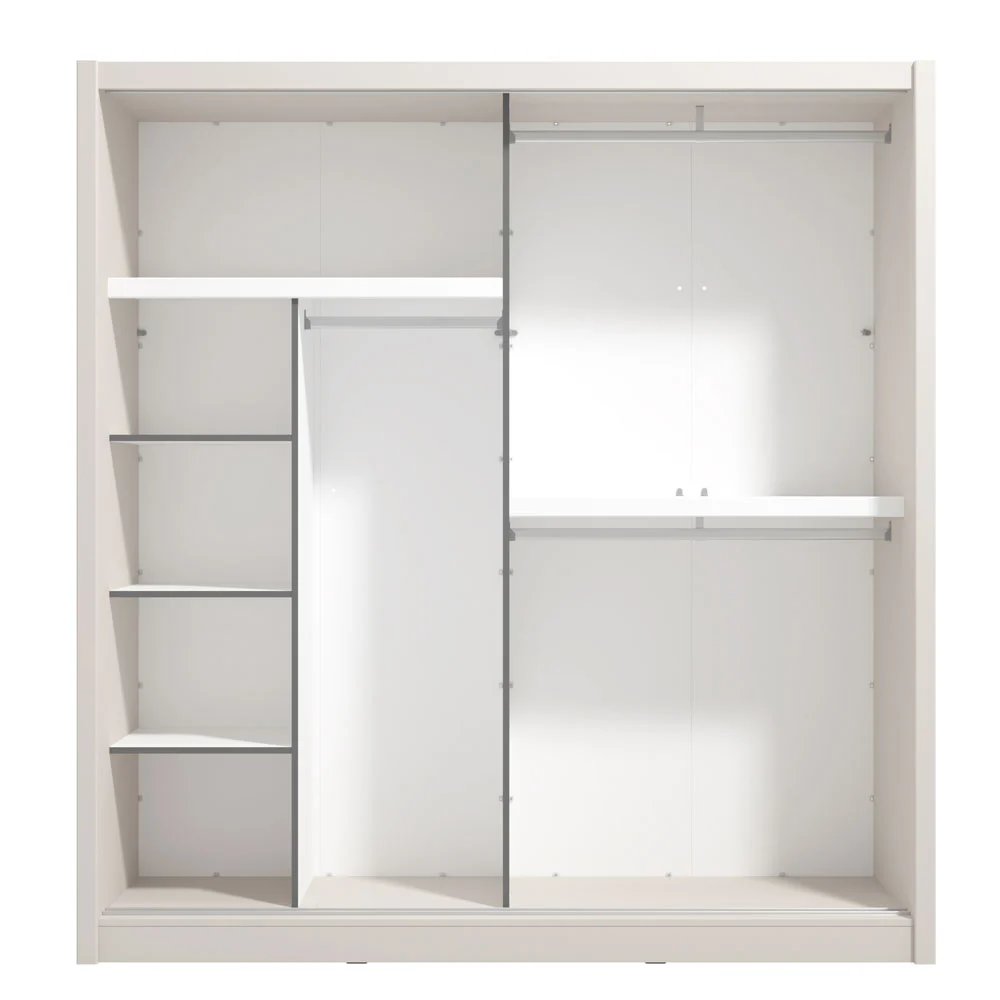 armadio con specchio elegante 