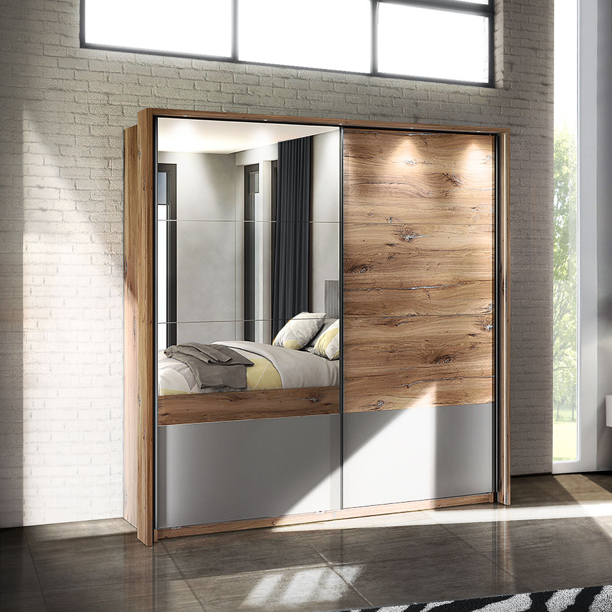 armadio industry con led 