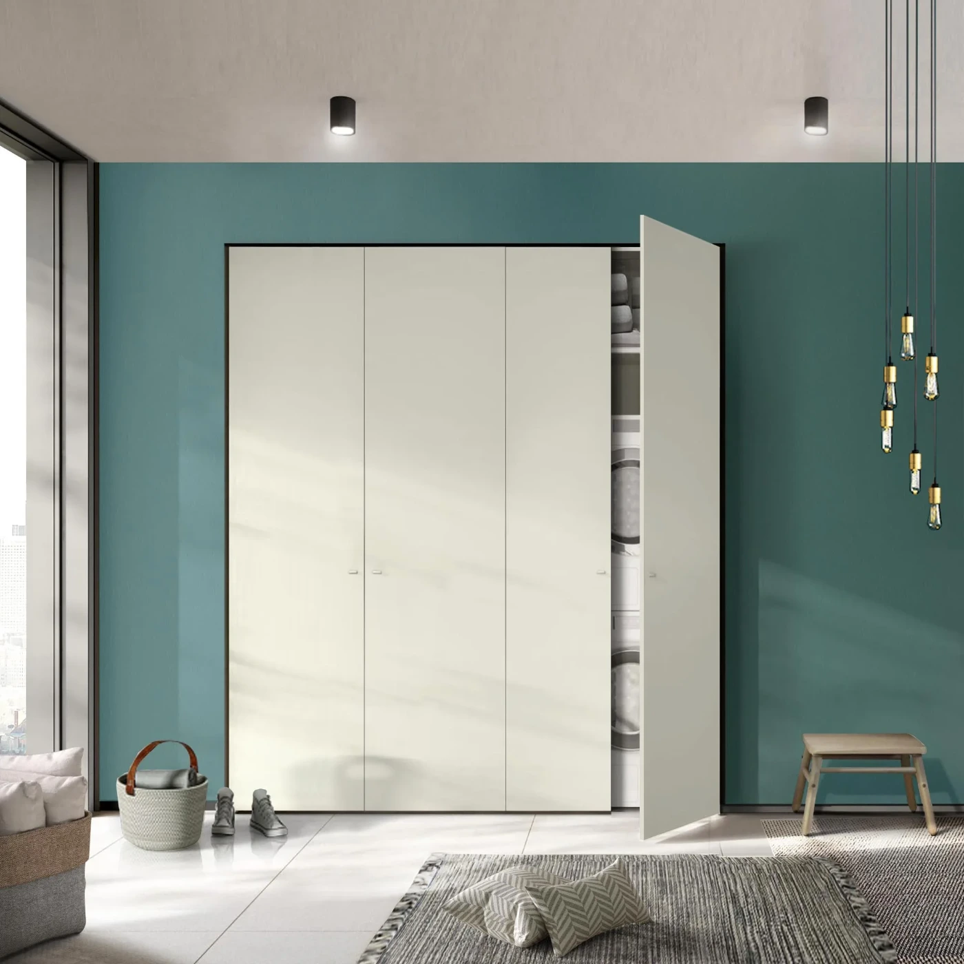 armadio lavatrice asciugatrice 4 ante