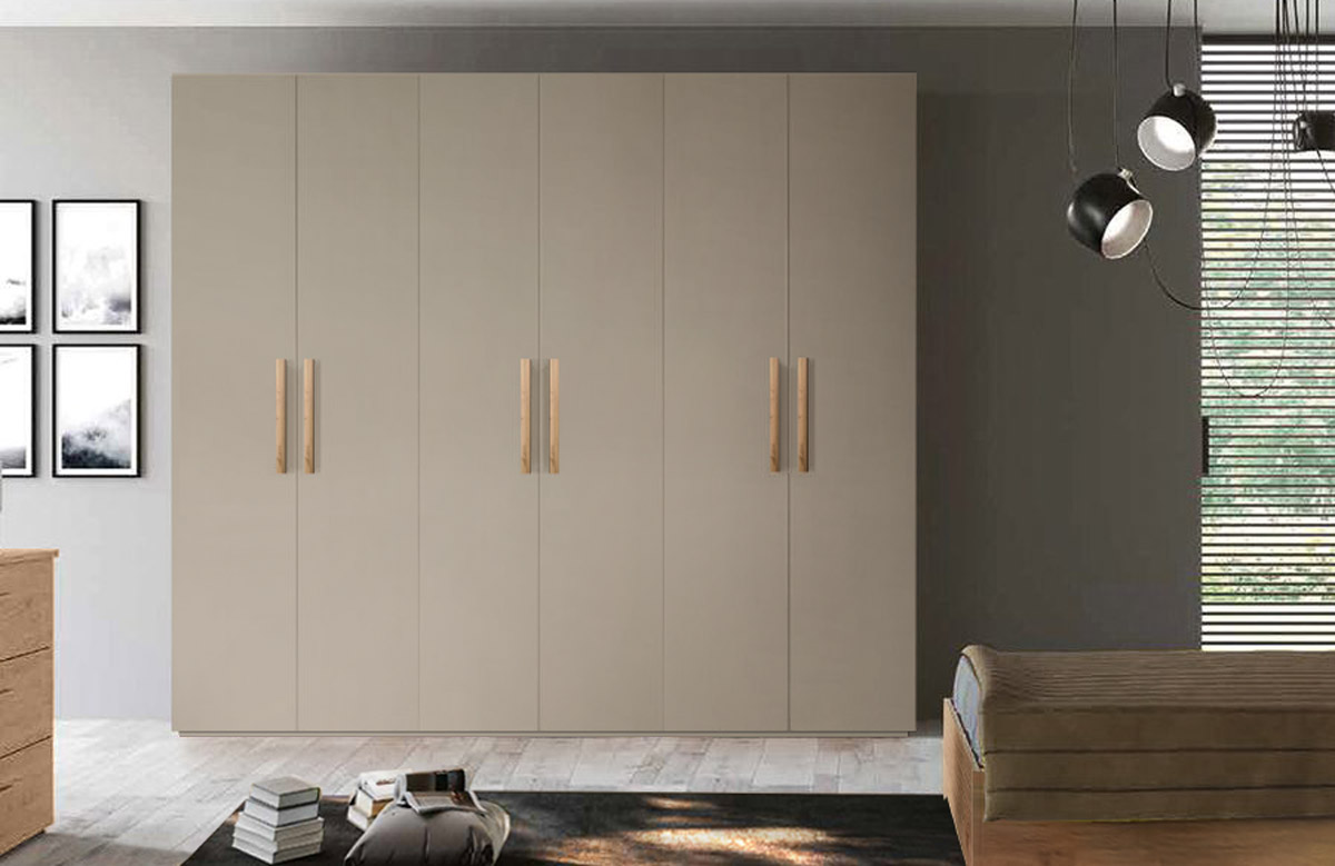 offerta camera completa tortora e noce biondo 