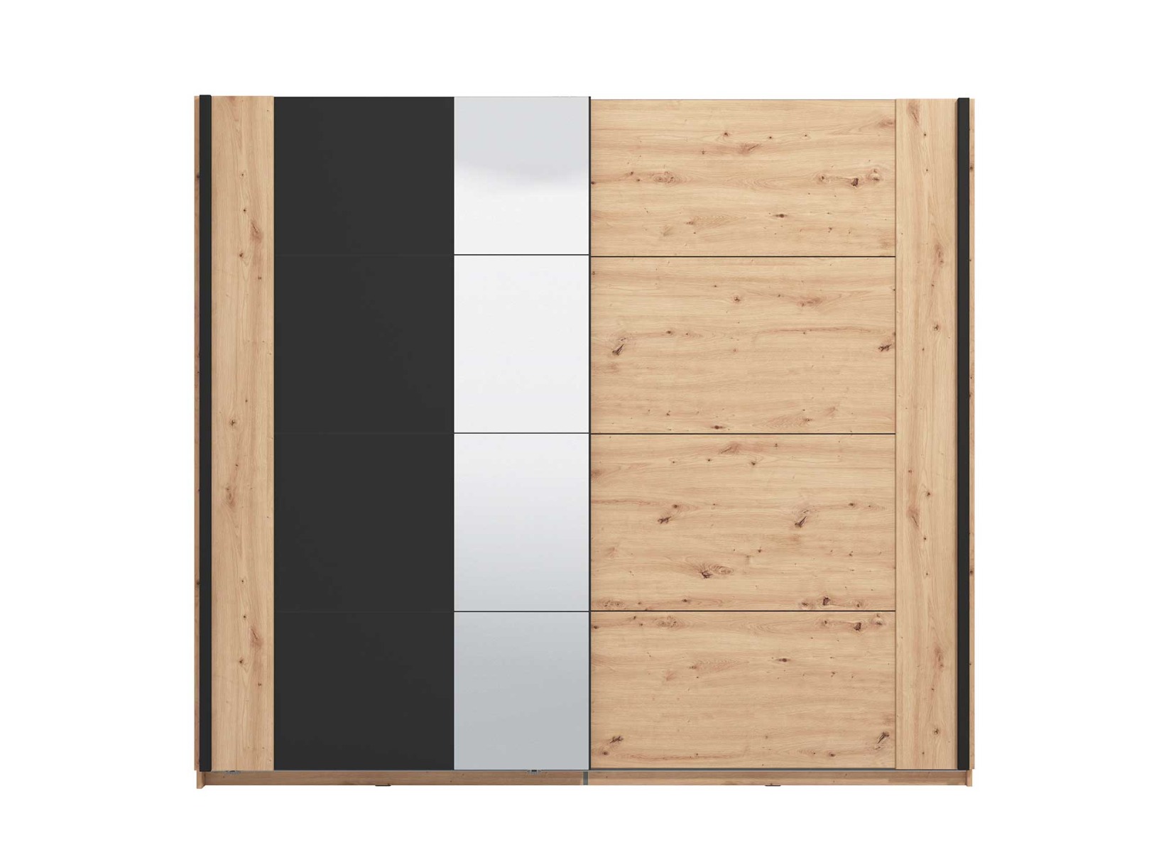 armadio moderno rovere scuro, stile industry