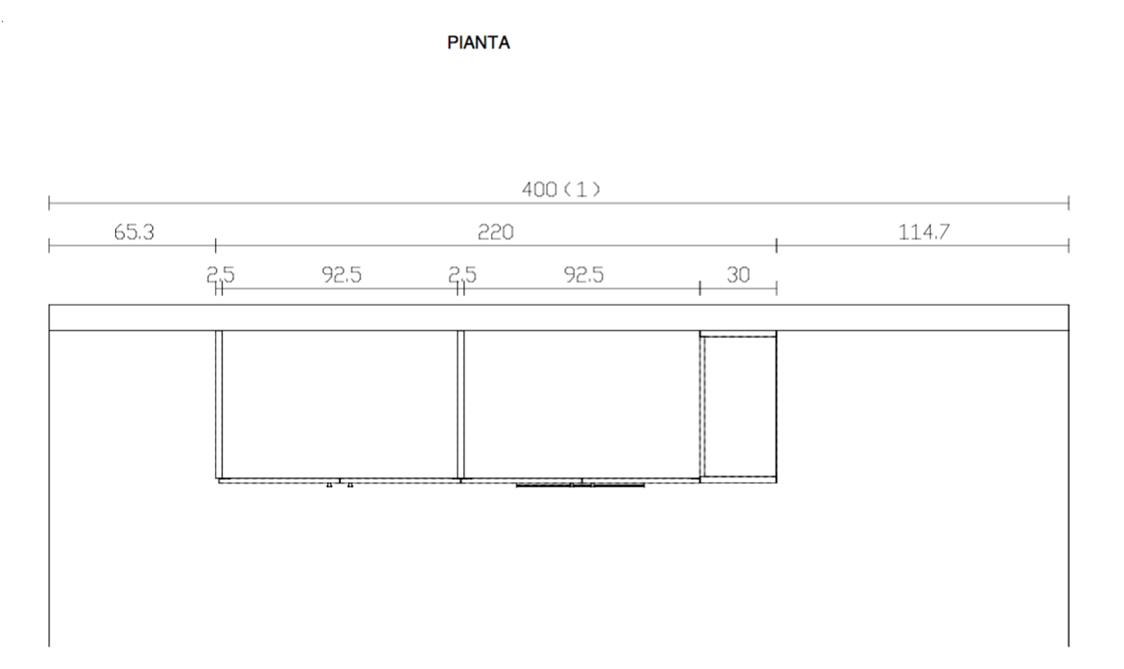 Armadio battente camerette con libreria Moretti Compact, Bianco, Grafite e Ciliegia