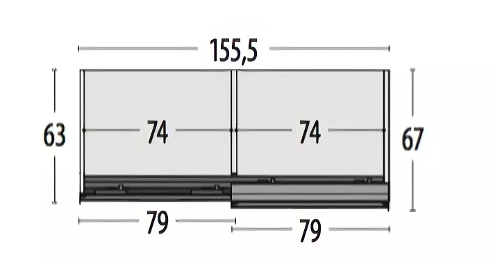armadio scorrevole camerette colorato