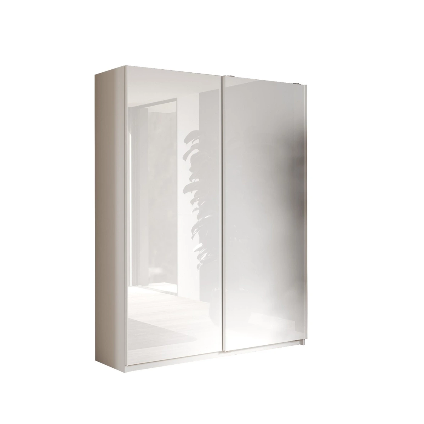 armadio piccolo moderno bianco lucido