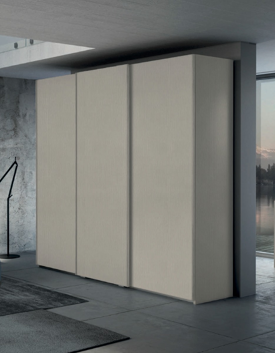 Armadio scorrevole a 3 ante, finitura Rovere dorian