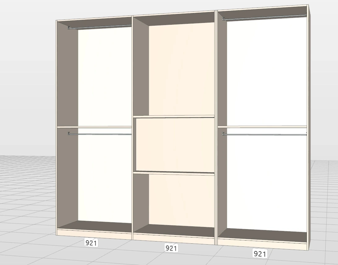 Armadio con tv girevole, finitura Bronzo, prevendita a prezzo scontato, spedizione gratuita