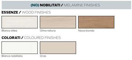 Armadio moderno finitura Orzo, 5 ante battenti