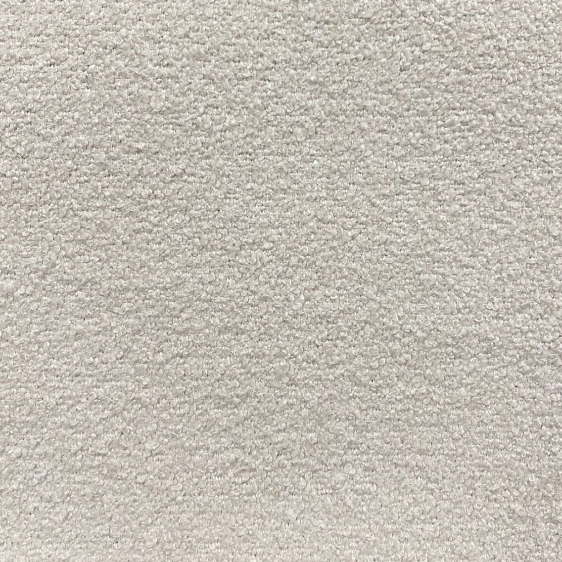 Letto matrimoniale con cuscini, tessuto Bouclè Avorio