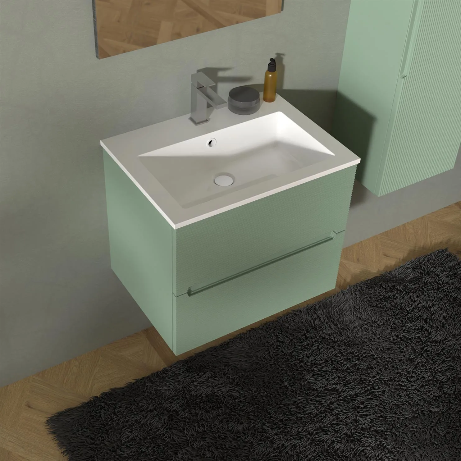 arredi bagno colorati