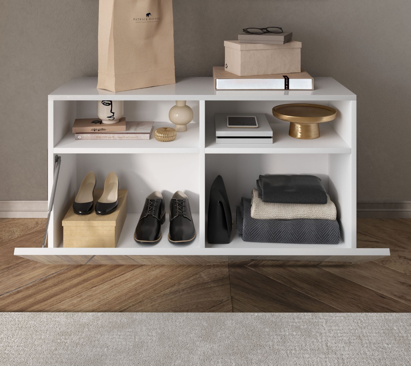 panca ingresso decorata