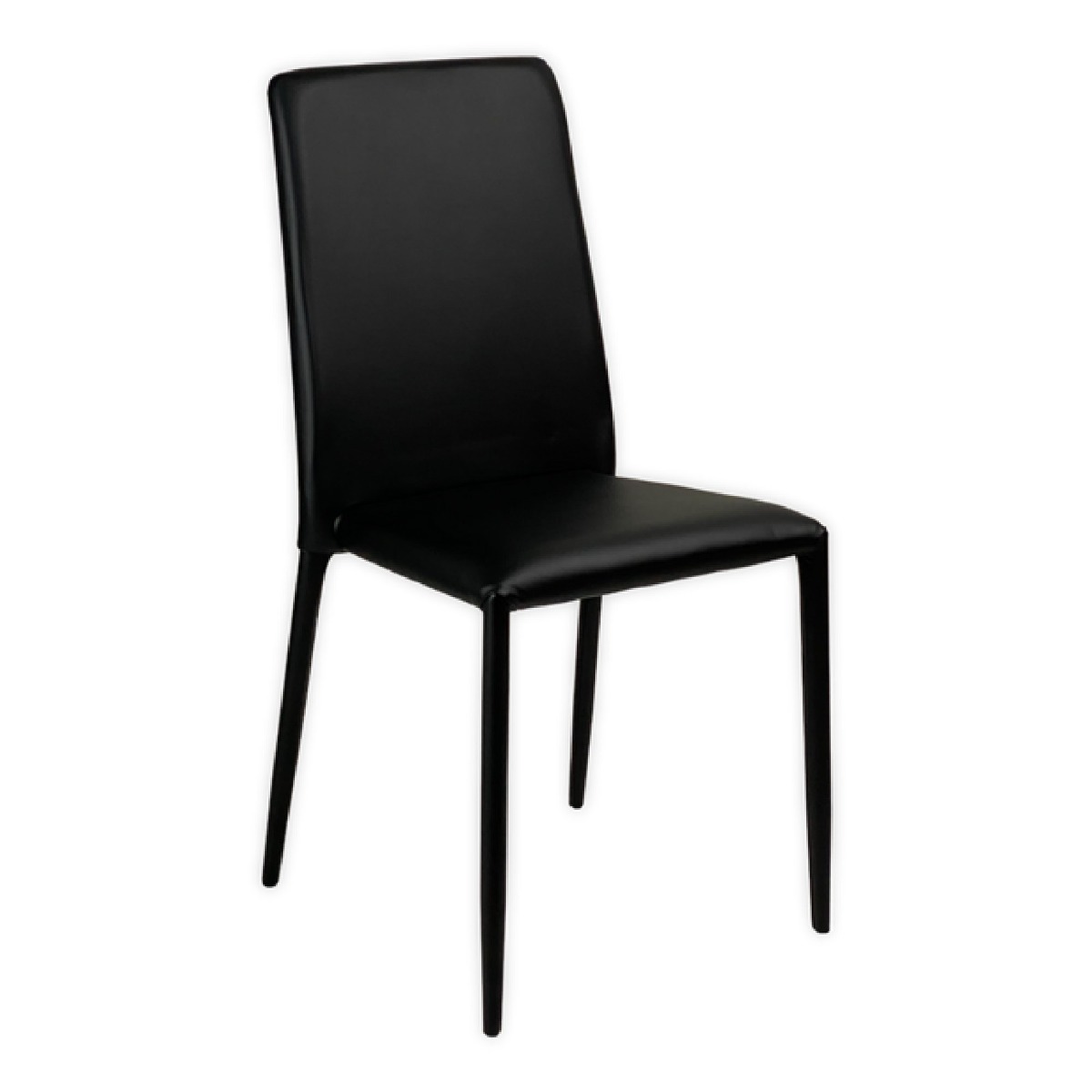 offerta sedia PU finitura nera