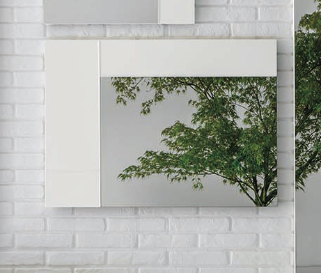Specchio rettangolare L.100 x H.72, Made in Italy