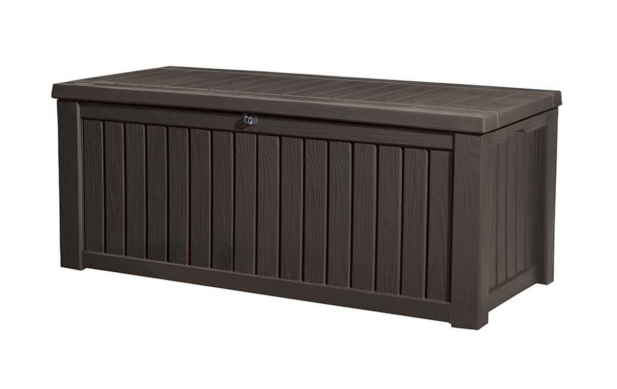 Baule porta oggetti da esterno, Tiglio marrone