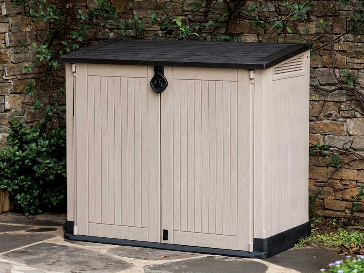 Porta attrezzi da esterno, Salice Midi, capacità 880L