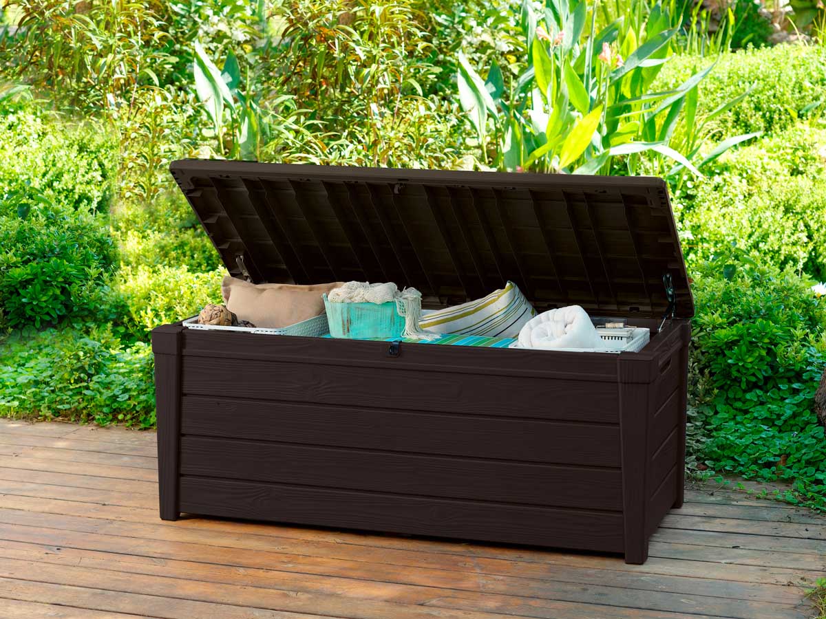 Baule porta oggetti per esterni, Mandorlo