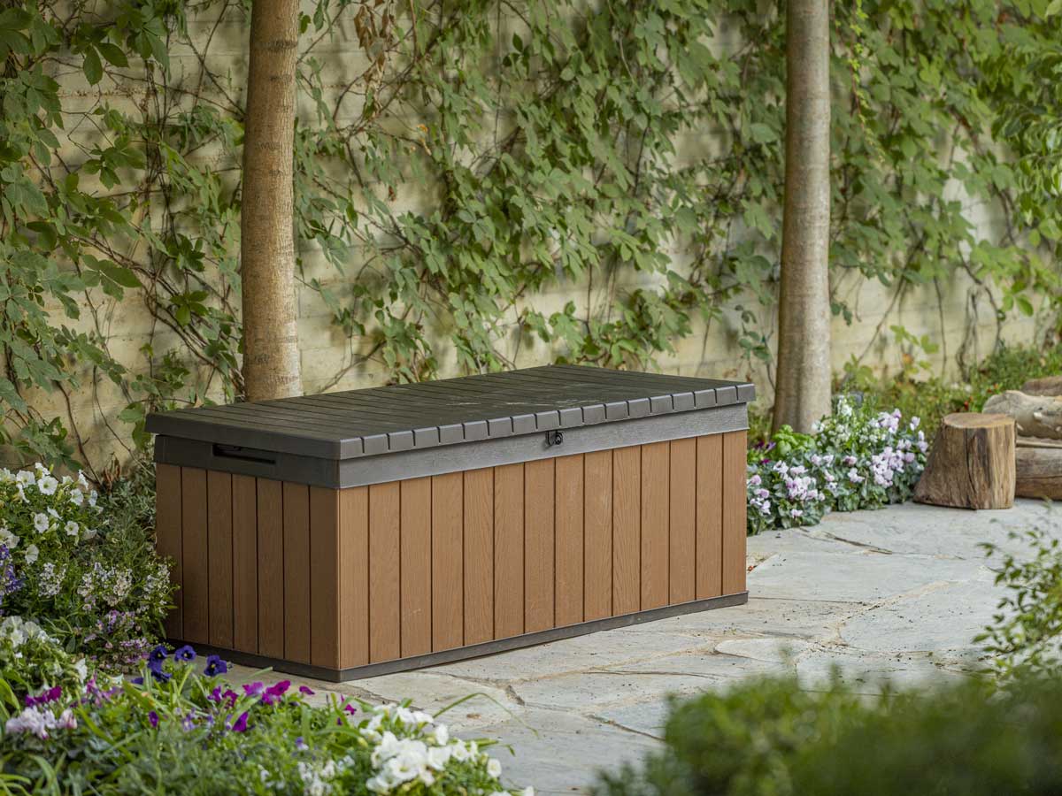 Baule porta oggetti da esterno Cerro, capacità 380L