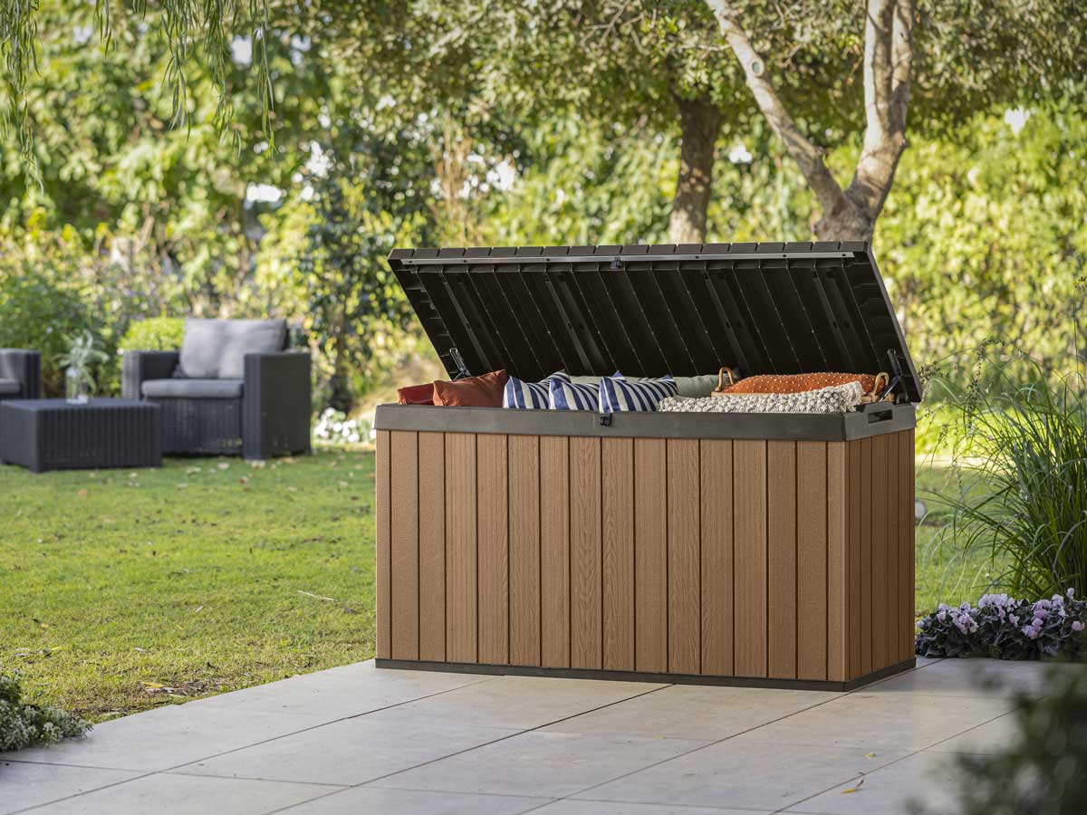 Baule porta oggetti Cerro da esterno, capacità 570L