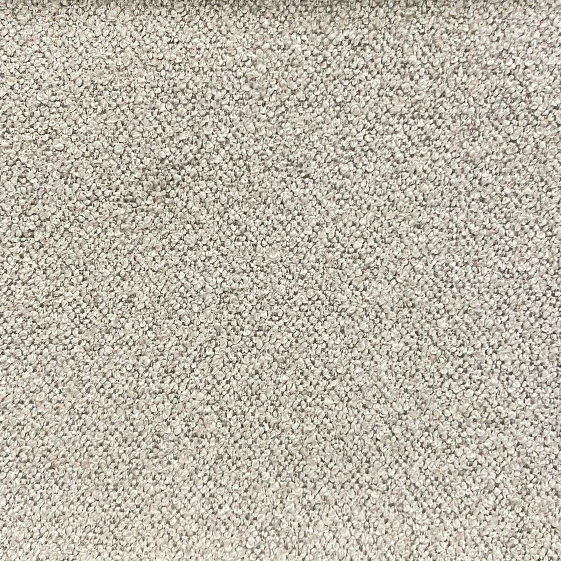 Letto matrimoniale con cuscini, tessuto Bouclè Beige