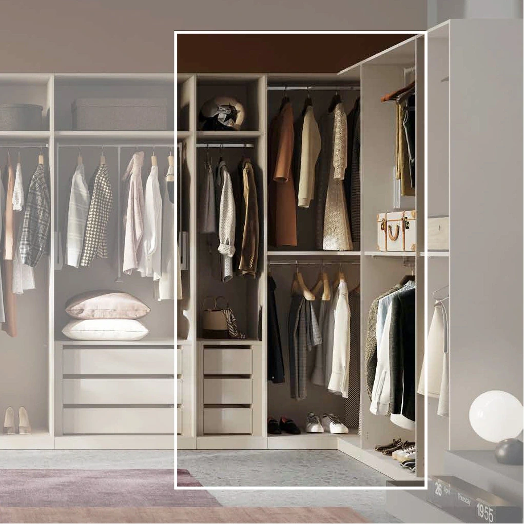 cabina ad angolo a giorno