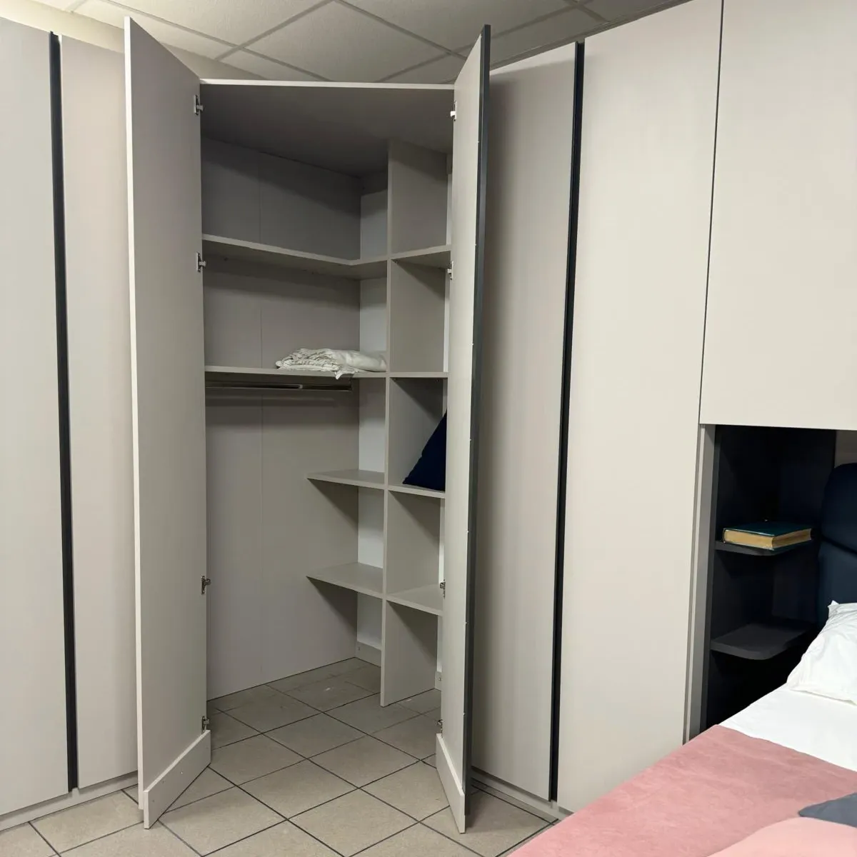 Cabina angolare 2 ante, Cashmere, 120x120