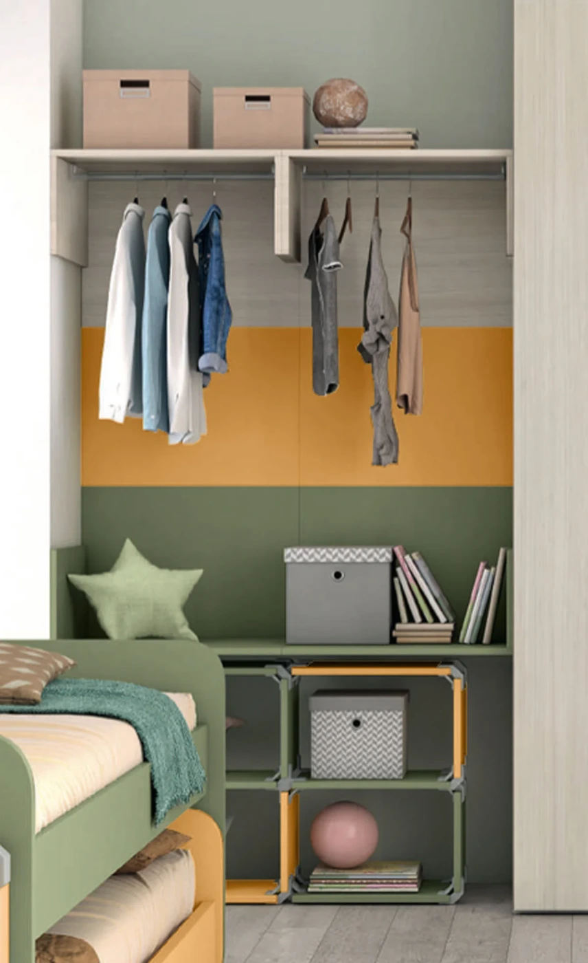 Cabina aperta per camerette