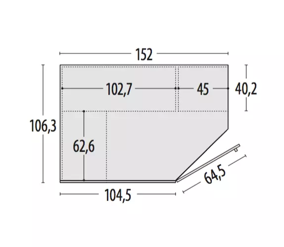 cabina bianco frassinato