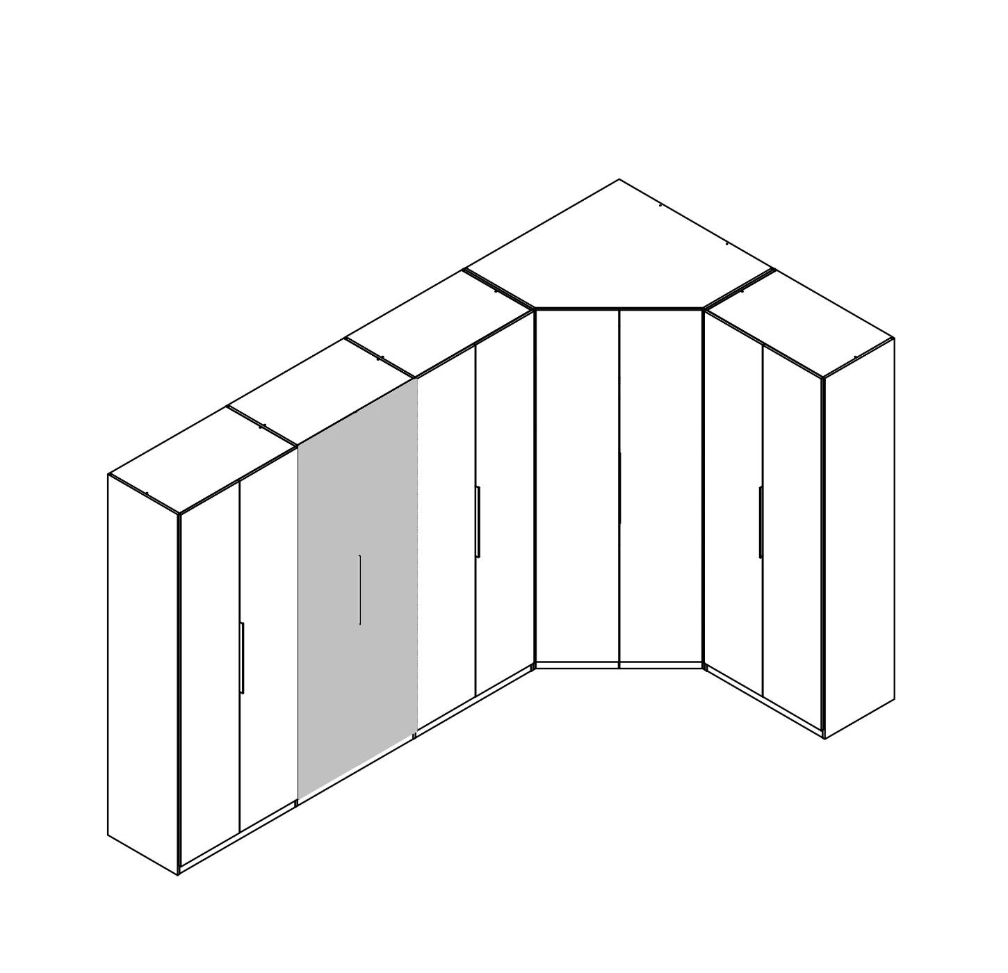 camera bronzo e verde