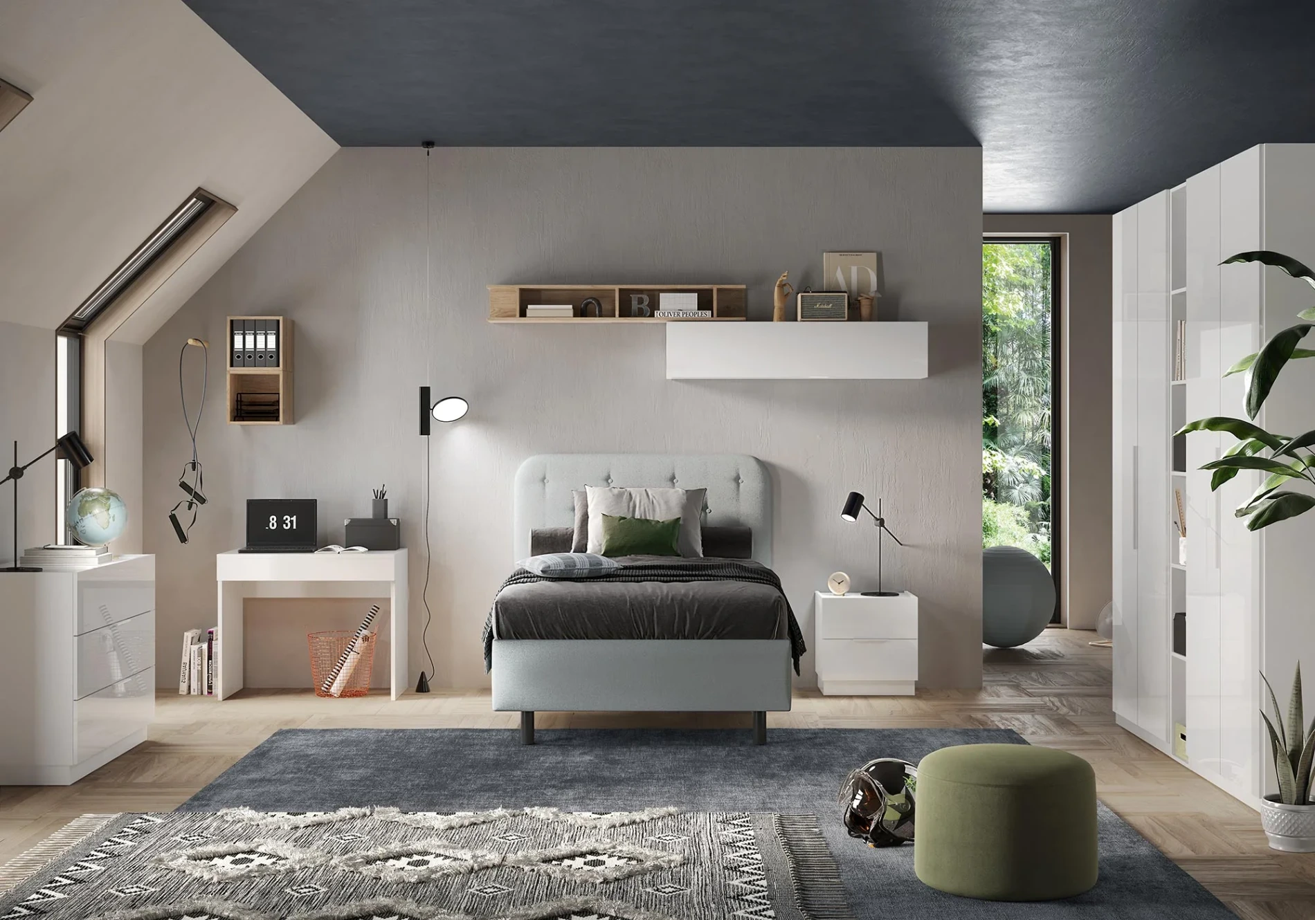 cameretta moderna in sconto