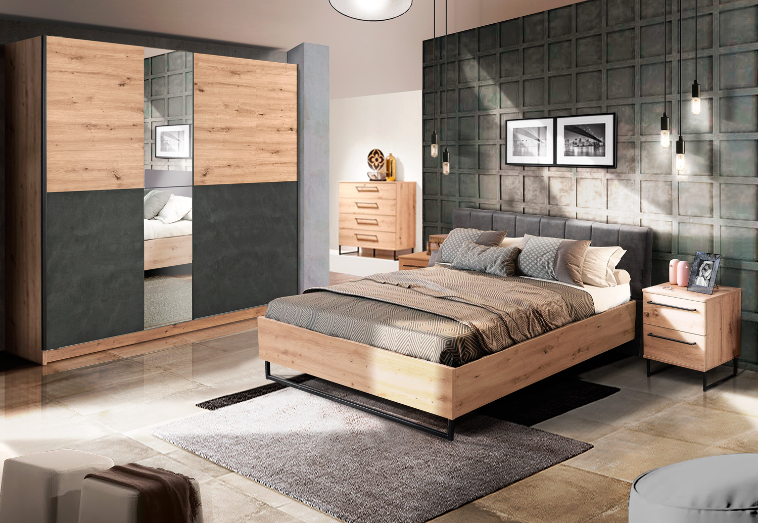 Offerte Black friday ,finitura Rovere e Nero