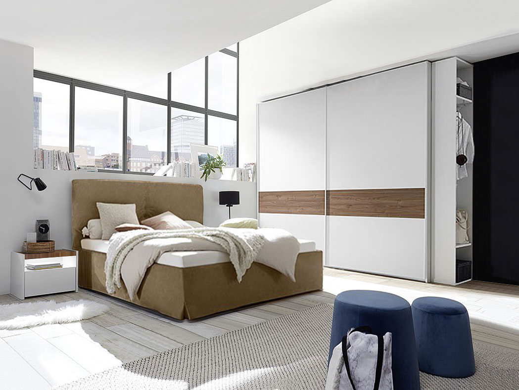 offerta camera bianca e noce