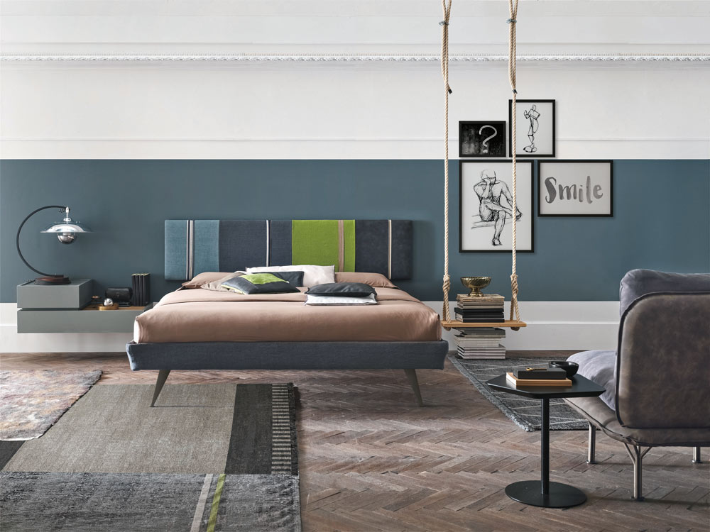 Altalena di design per camera da letto e soggiorno, Made in Italy