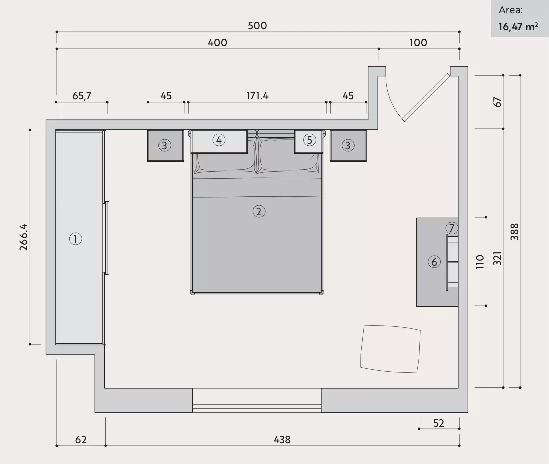camera completa quarzo