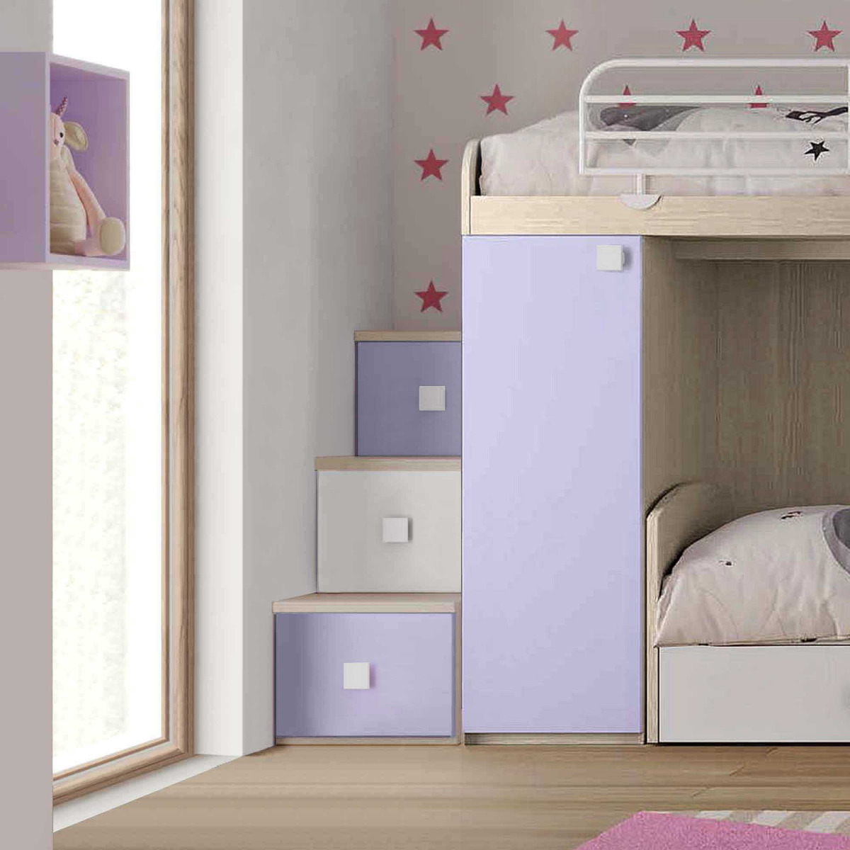 letto a castello 3 posti