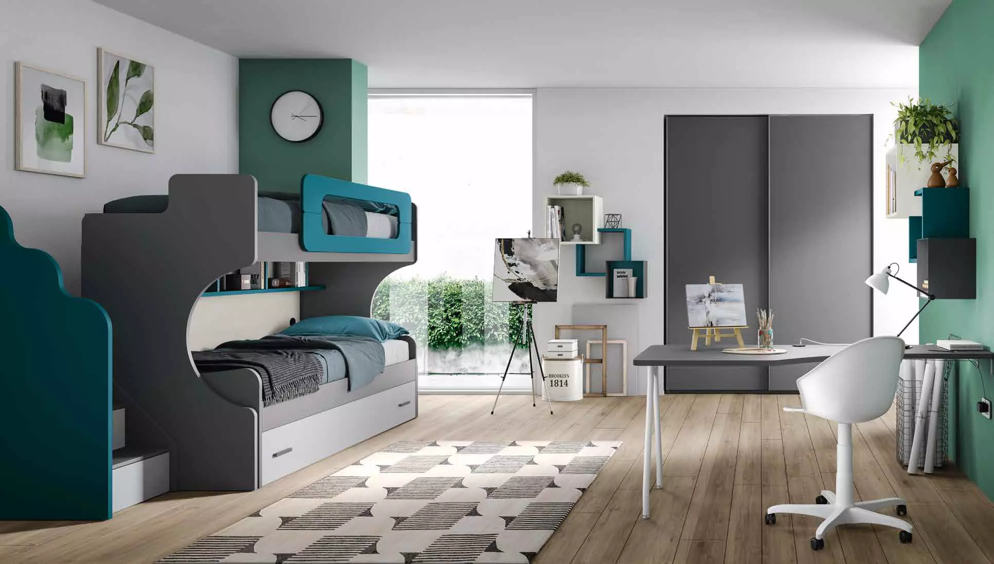 letto a castello passerella inclusa