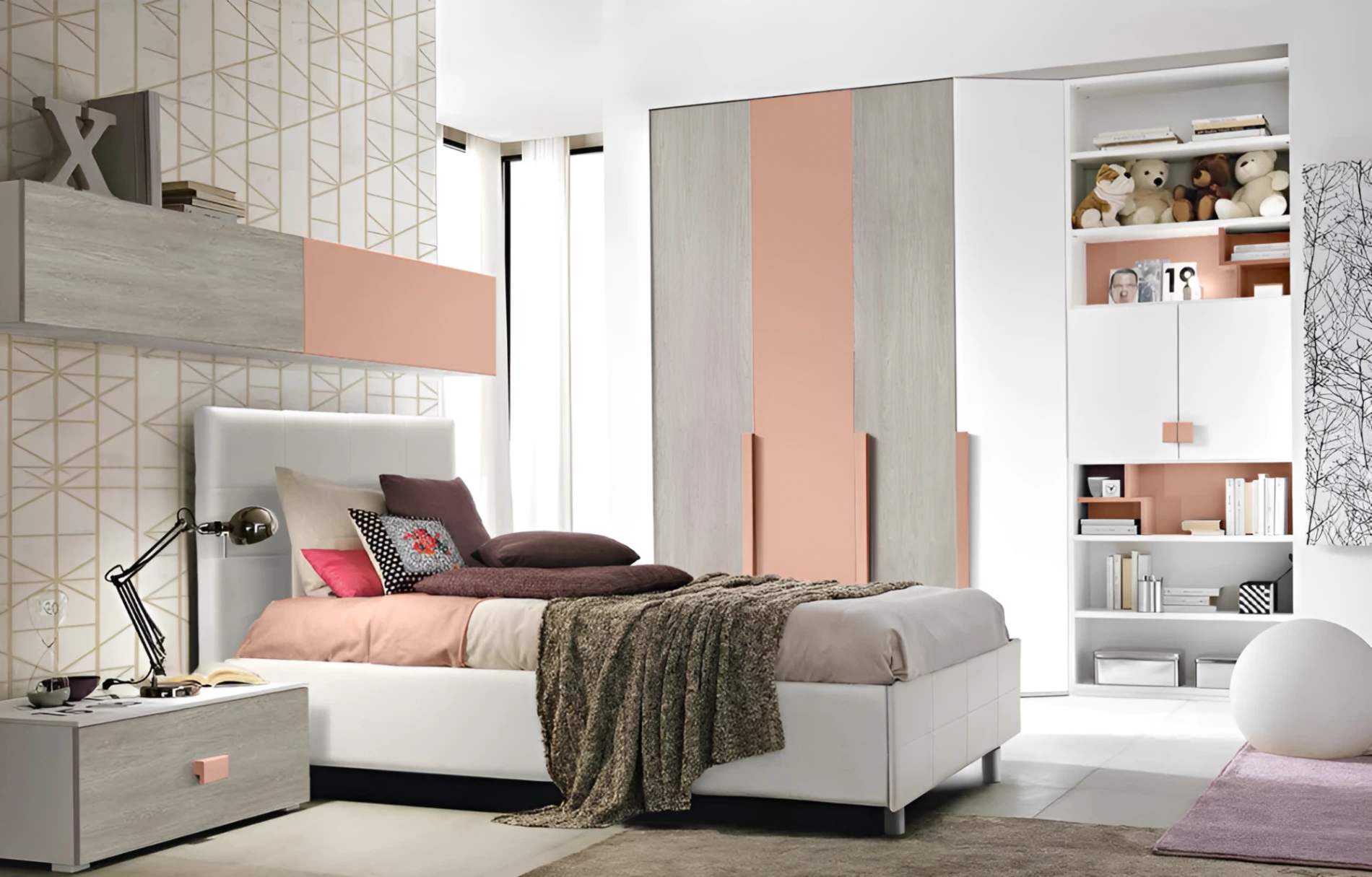 camera da letto peonia