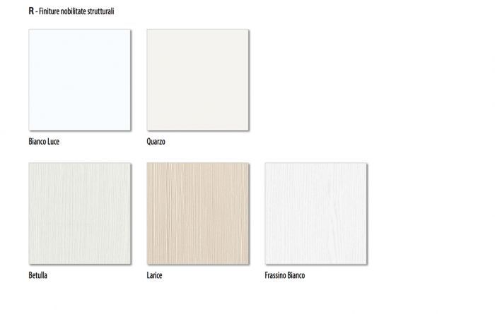 Letto sommier con ruote Moretti Compact, 80x200, finitura lampone